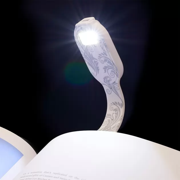Закладка-фонарик Flexilight Rechargeable - Белые цветы