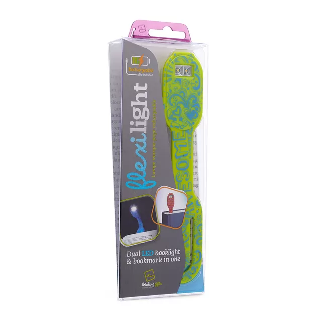 Закладка-фонарик Flexilight Rechargeable - Модный зеленый