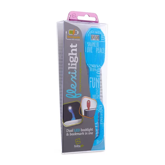 Закладка-фонарик Flexilight Rechargeable - Синий стиль