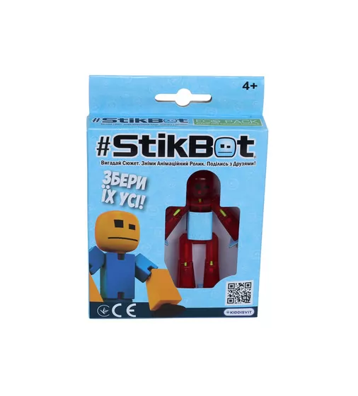 Фигурка для анимационного творчества Stikbot (Красный) - TST616-23UAKDR_1.jpg - № 1