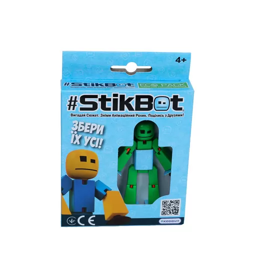 Фигурка для анимационного творчества Stikbot (Зеленый) - TST616-23UAKDG_1.jpg - № 1