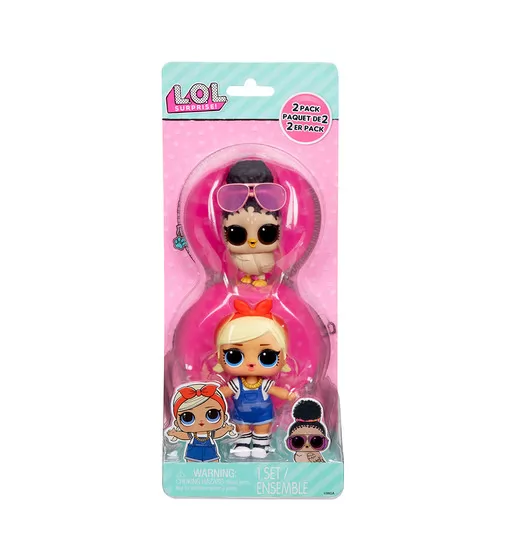 Набор игровых фигурок L.O.L. Surprise! серии OPP Tot + Pet" - Шорти и Фокси" - 987833_1.jpg - № 1