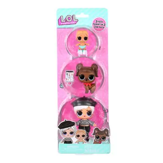 Набор игровых фигурок L.O.L. Surprise! серии OPP Tot + Pet + Lil Sis
