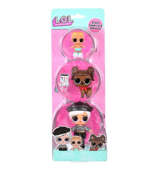 Набор игровых фигурок L.O.L. Surprise! серии OPP Tot + Pet + Lil Sis" - Битник Бэйби, Дарлинг Догги" - 987888_1.jpg - № 1