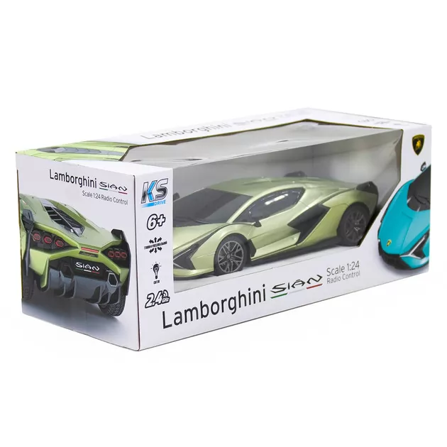 Автомобиль KS Drive на р/у - Lamborghini Sian (1:24, зеленый)