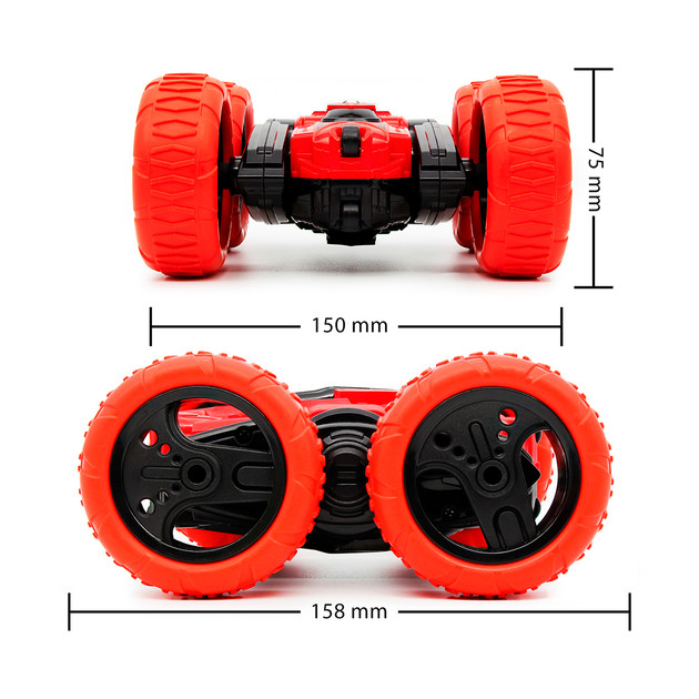 Автомобиль KS Drive на р/у - Трюковый (2.4Ghz, красно-черный)