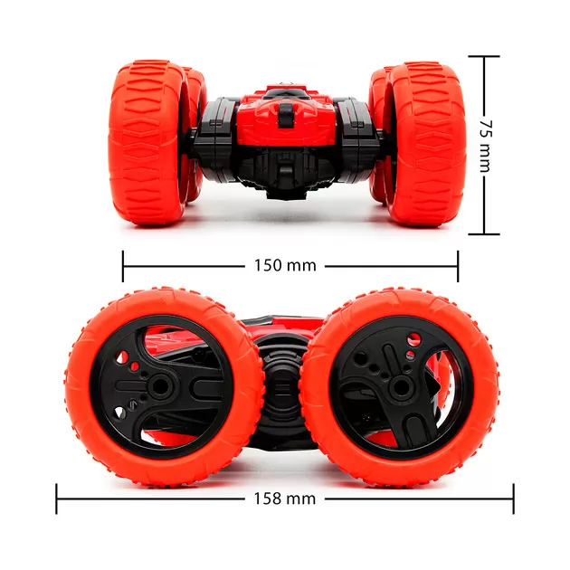 Автомобиль KS Drive на р/у - Трюковый (2.4Ghz, красно-черный)