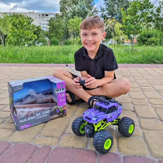 Автомобиль Bigfoot Off-road на р/у – Violet (1:16, 27 МГц (MHz))