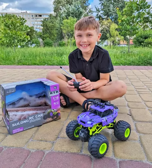 Автомобиль Bigfoot Off-road на р/у – Violet (1:16, 27 МГц (MHz)) - SL-358RHV_9.jpg - № 9