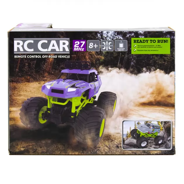 Автомобиль Bigfoot Off-road на р/у – Violet (1:16, 27 МГц (MHz))