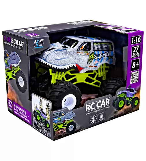 Автомобиль Bigfoot на р/у – Dinosaur (1:16, 27 МГц (MHz)) - SL-360RHGR_12.jpg - № 12