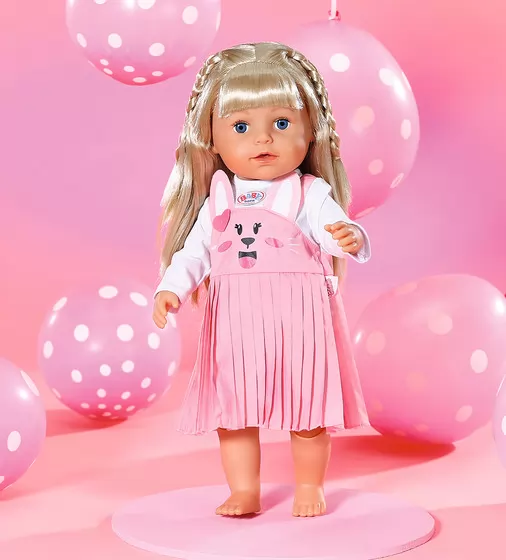 Одежда для куклы BABY BORN - Платье с зайкой - 832868_5.jpg - № 5