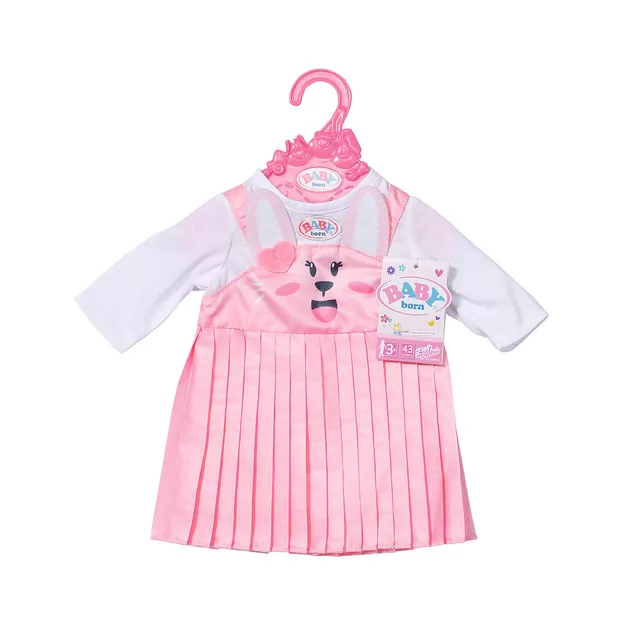 Одежда для куклы BABY BORN - Платье с зайкой