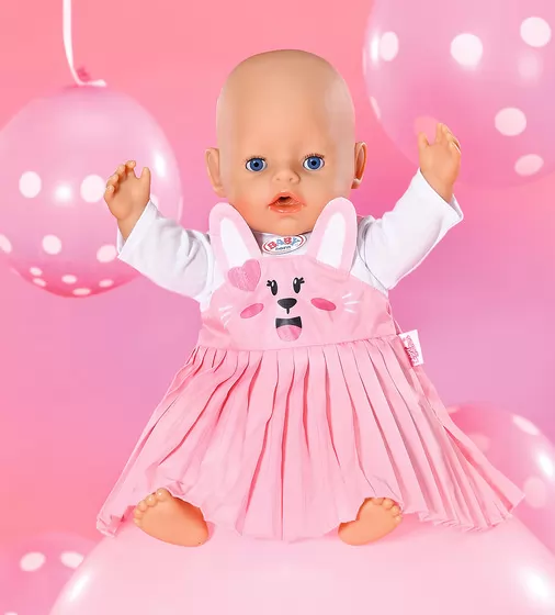 Одежда для куклы BABY BORN - Платье с зайкой - 832868_2.jpg - № 2
