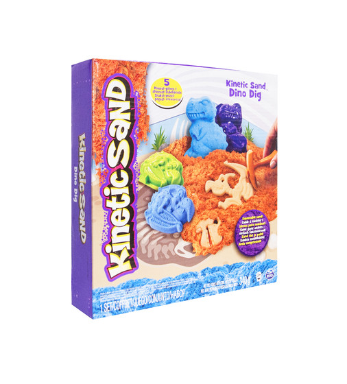 Набор Песка Для Творчества - Kinetic Sand Dino (Голубой , Коричневый) - 71415Dn_1.jpg - № 1