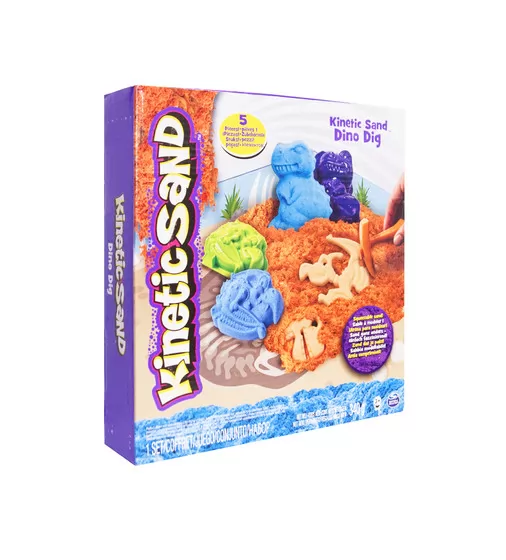 Набор Песка Для Творчества - Kinetic Sand Dino (Голубой , Коричневый) - 71415Dn_1.jpg - № 1