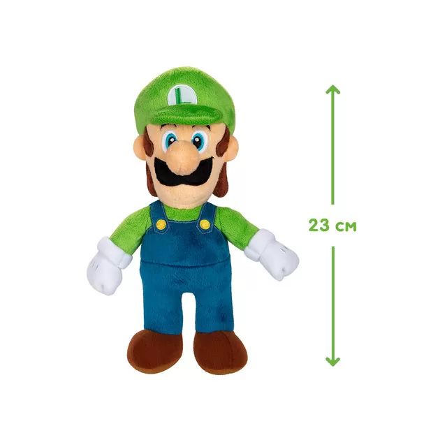 Мягкая игрушка SUPER MARIO - Луиджи 23 cm