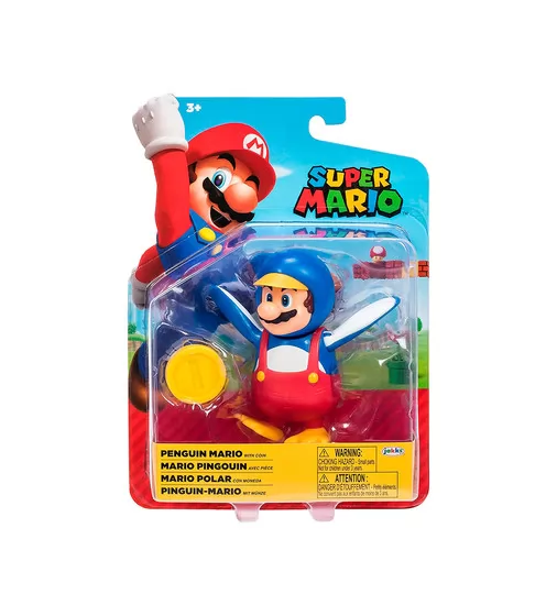 Игровая фигурка с артикуляцией SUPER MARIO - Марио-пингвин 10 cm - 40824i_1.jpg - № 1