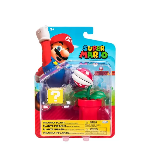Игровая фигурка с артикуляцией SUPER MARIO - Растение-пиранья 10 cm - 40825i_1.jpg - № 1
