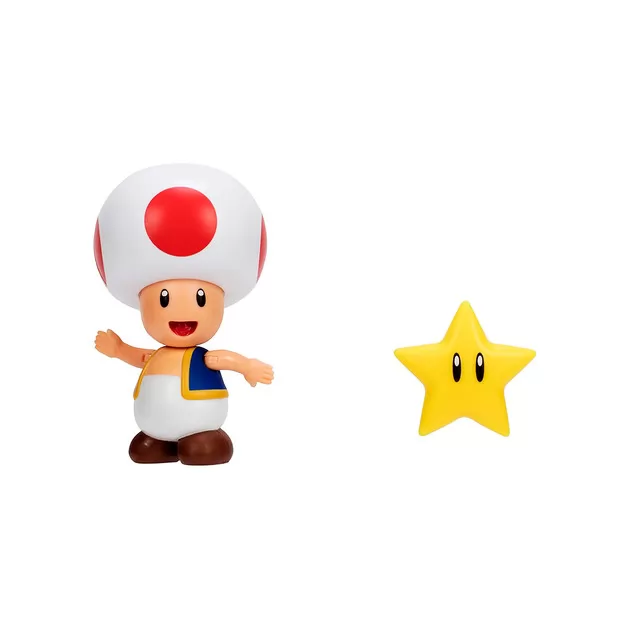 Игровая фигурка с артикуляцией SUPER MARIO - Тоад 10 cm
