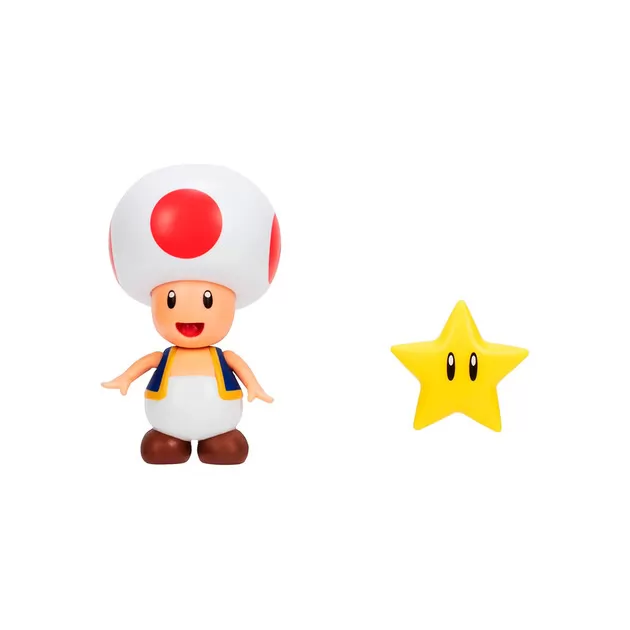 Игровая фигурка с артикуляцией SUPER MARIO - Тоад 10 cm