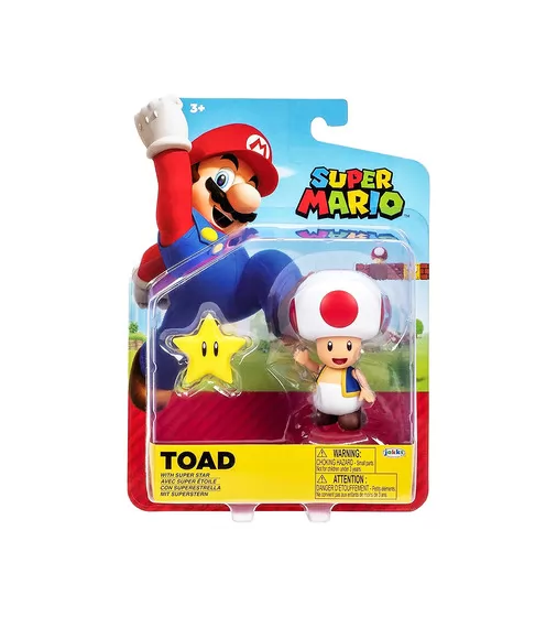 Игровая фигурка с артикуляцией SUPER MARIO - Тоад 10 cm - 40826i_1.jpg - № 1