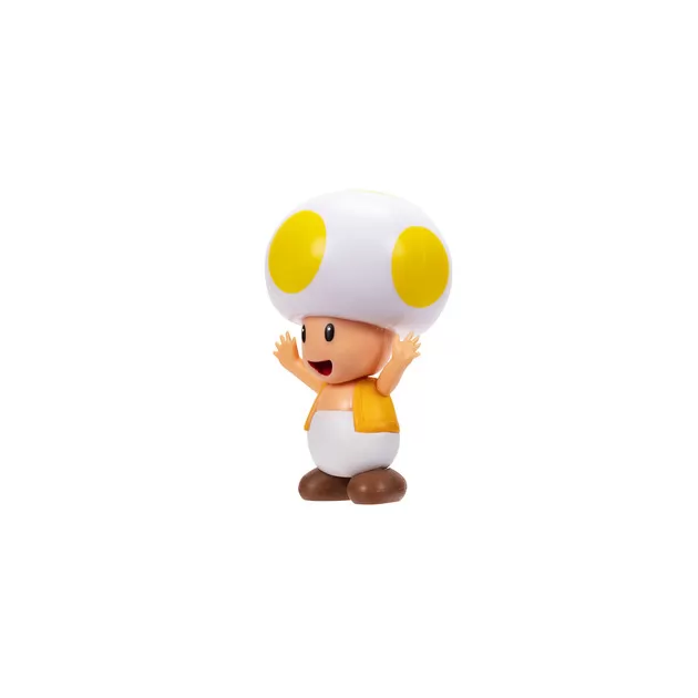 Игровая фигурка с артикуляцией SUPER MARIO - Желтый Тоад 6 cm