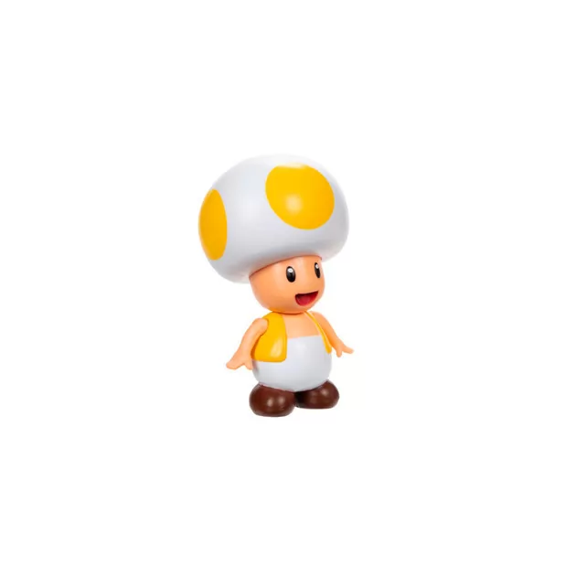 Игровая фигурка с артикуляцией SUPER MARIO - Желтый Тоад 6 cm