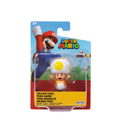 Игровая фигурка с артикуляцией SUPER MARIO - Желтый Тоад 6 cm - 41291i-GEN_1.jpg - № 1