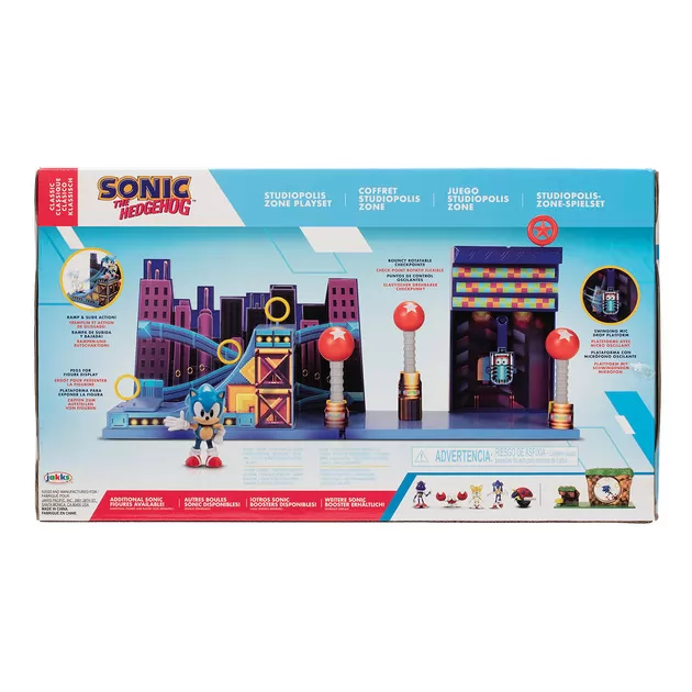 Игровой набор с фигуркой SONIC THE HEDGEHOG - Соник в Студиополисе