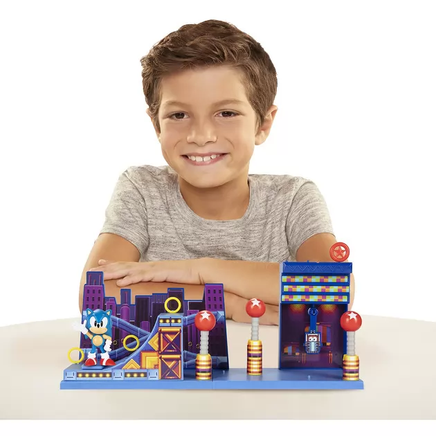 Игровой набор с фигуркой SONIC THE HEDGEHOG - Соник в Студиополисе