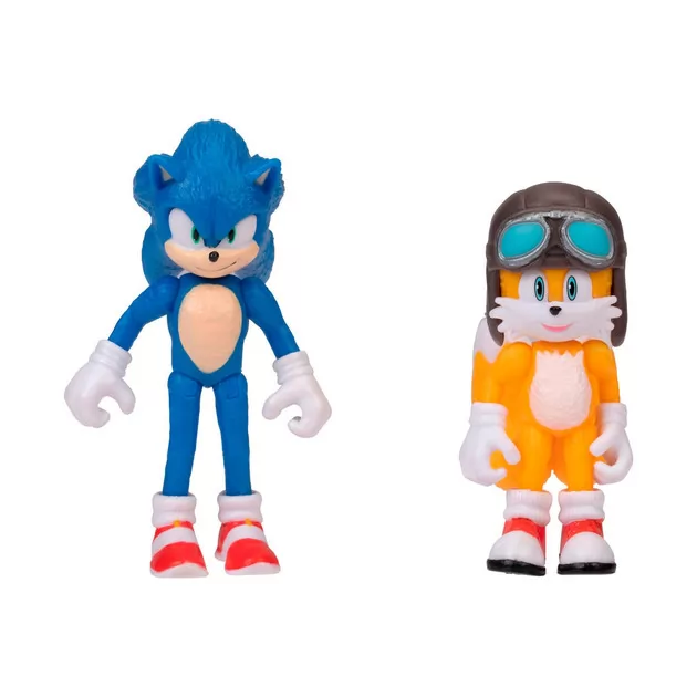 Игровой набор с фигурками SONIC THE HEDGEHOG 2 - Соник и Тэйлз на биплане