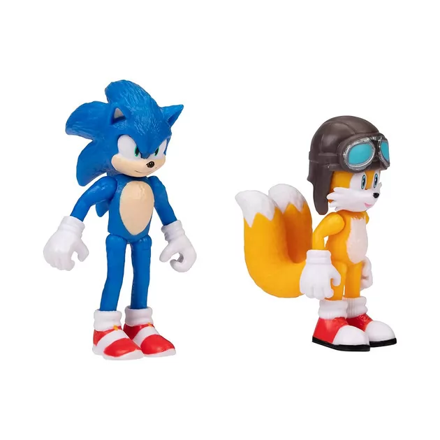Игровой набор с фигурками SONIC THE HEDGEHOG 2 - Соник и Тэйлз на биплане