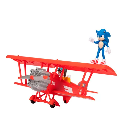 Игровой набор с фигурками SONIC THE HEDGEHOG 2 - Соник и Тэйлз на биплане - 412674_2.jpg - № 2
