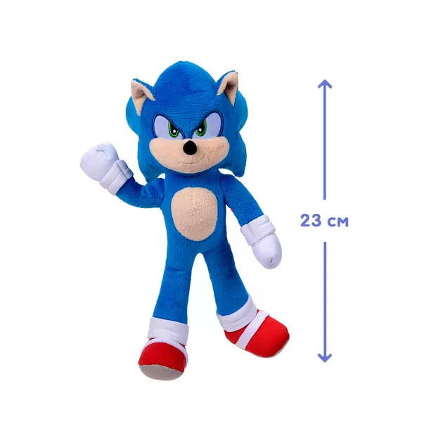 Мягкая игрушка SONIC THE HEDGEHOG 2 - Соник 23 cm
