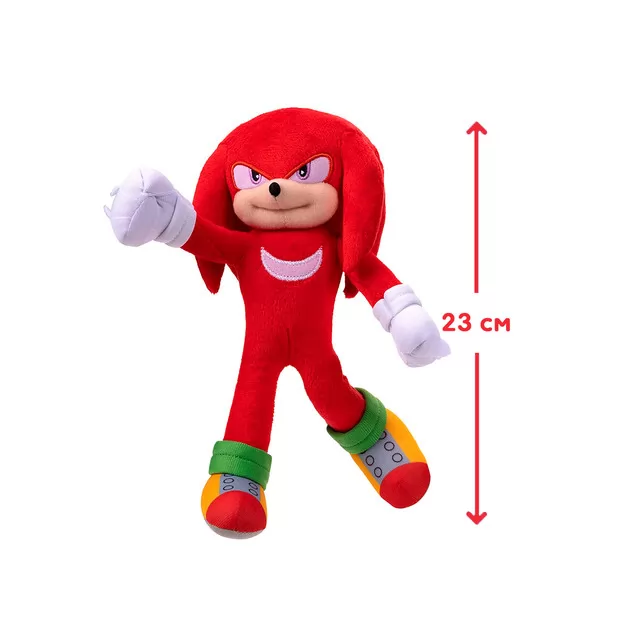 Мягкая игрушка SONIC THE HEDGEHOG 2 - Наклз 23 cm
