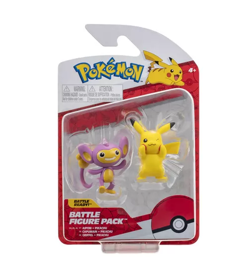 Набор игровых фигурок Pokemon W11 - Пикачу и Эйпом - PKW2635_1.jpg - № 1