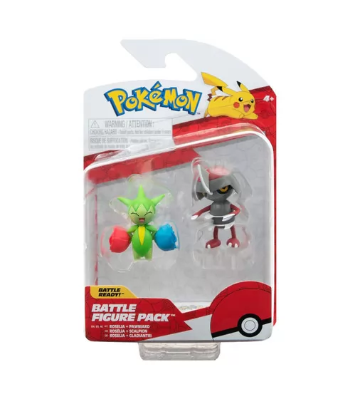 Набор игровых фигурок Pokemon W15 - Поньярд и Розелия - PKW3006_1.jpg - № 1
