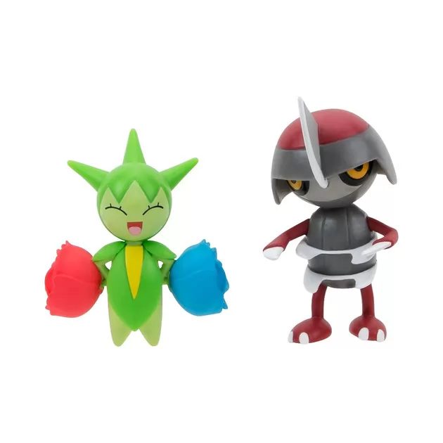 Набор игровых фигурок Pokemon W15 - Поньярд и Розелия