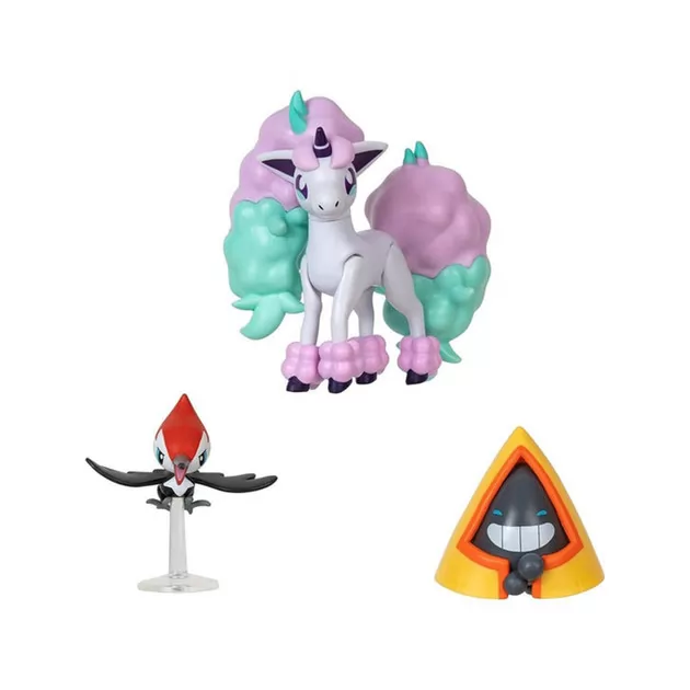 Набор игровых фигурок Pokemon W17 - Снорант, Пикипек, Понита