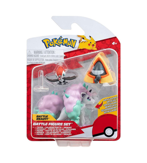 Набор игровых фигурок Pokemon W17 - Снорант, Пикипек, Понита - PKW3053_1.jpg - № 1