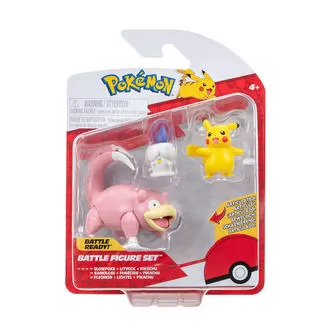 Набор игровых фигурок Pokemon W18 - Пикачу, Литвик, Слоупок