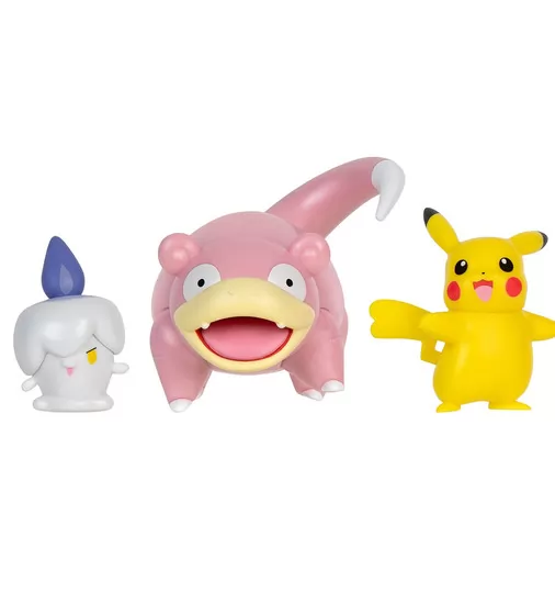 Набор игровых фигурок Pokemon W18 - Пикачу, Литвик, Слоупок - PKW3056_2.jpg - № 2