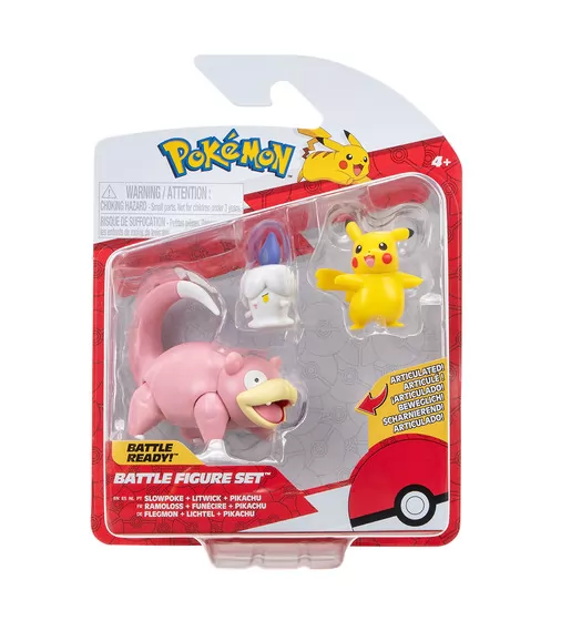 Набор игровых фигурок Pokemon W18 - Пикачу, Литвик, Слоупок - PKW3056_1.jpg - № 1