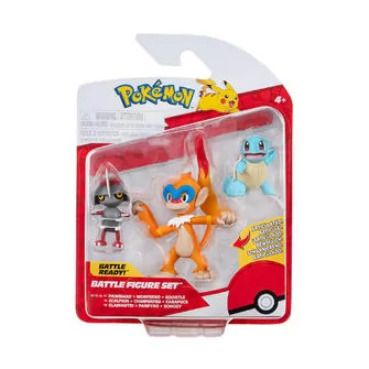 Набор игровых фигурок Pokemon W18 - Поньярд, Сквиртл, Монферно
