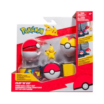 Игровой набор Pokemon W14 - Пояс с покеболами Пикачу
