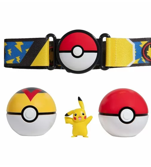 Игровой набор Pokemon W14 - Пояс с покеболами Пикачу - PKW3162_2.jpg - № 2