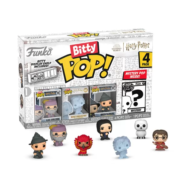 Набор фигурок Bitty Pop! серии Гарри Поттер (4 фигурки асс.)