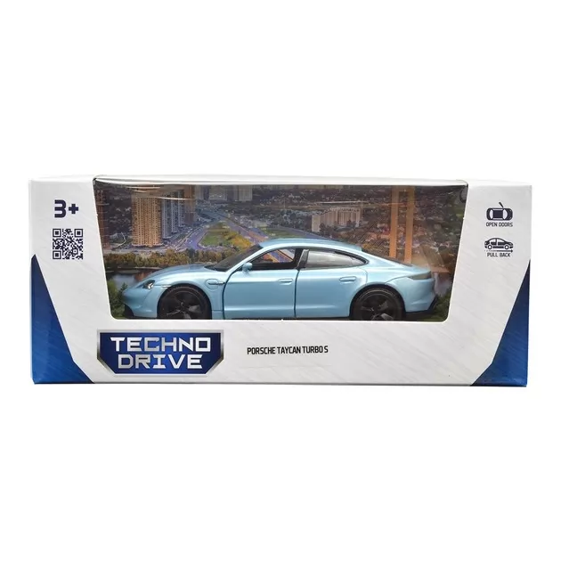 Автомодель - Porsche Taycan Turbo S (синий)