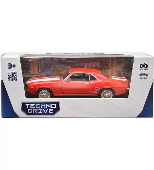 Автомодель - Chevrolet Camaro 1969 (красный) - 250336U_9.jpg - № 9